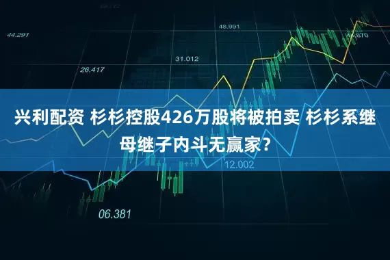 兴利配资 杉杉控股426万股将被拍卖 杉杉系继母继子内斗无赢家？